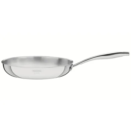Sartén Tramontina Grano de acero inoxidable con cuerpo triple y mango 30 cm 3,4 L