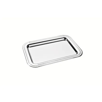Bandeja rectangular Tramontina Ciclo acero inoxidable 42x30 cm