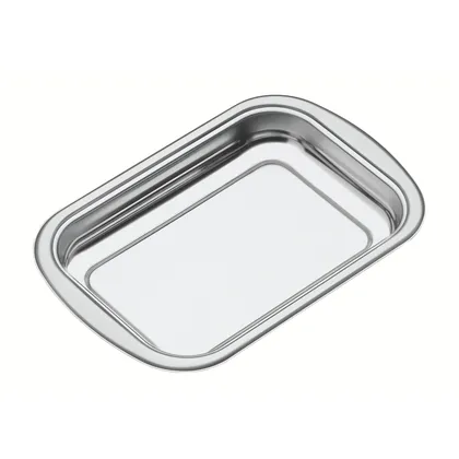 Fuente para Hornear Tramontina Cosmos Rectangular de Acero Inoxidable 43 cm 4 L Sin Embala