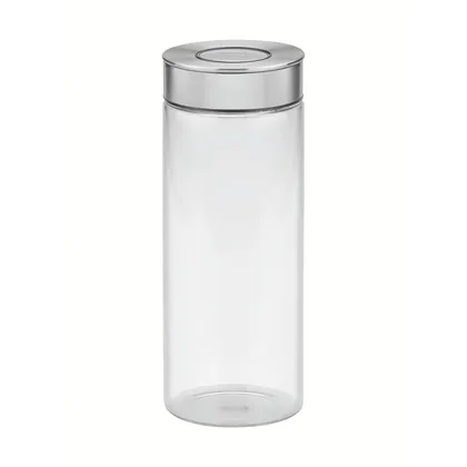 Contenedor de vidrio Purezza con tapa de acero inoxidable de 1,8l Tramontina