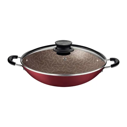 Wok Tramontina Paris en Aluminio con Revestimiento Interno y Externo Antiadherente Starflo