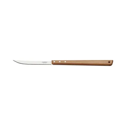 Cuchillo Trinchante Tramontina con Lámina de Acero Inoxidable y Mango de Madera 8"