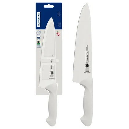 Cuchillo Chef Tramontina Premium con Lámina de Acero Inoxidable y Mango de Polipropileno B