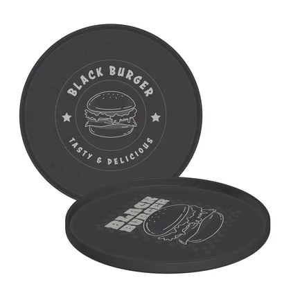 Plato Tramontina Black Burger en Polipropileno Gris