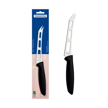 Cuchillo para Queso Tramontina Plenus con Lámina en Acero Inoxidable y Mango de Polipropil