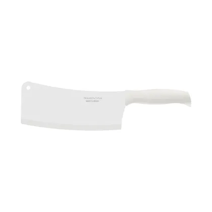 Hachuela Tramontina Athus con Lámina en Acero Inoxidable y Mango de Polipropileno Blanco 8