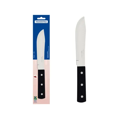 Cuchillo para Cocina Tramontina Plenus con Lámina en Acero Inoxidable y Mango de Polipropi