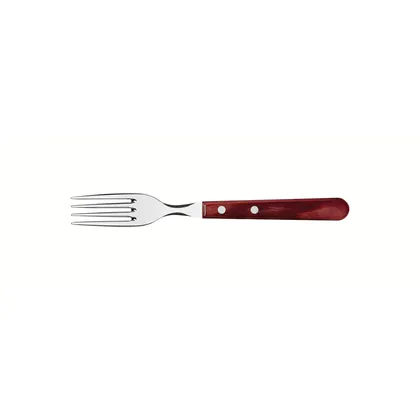 Tenedor Jumbo Tramontina Churrasco con Lámina de Acero Inoxidable y Mango de Madera Tratad