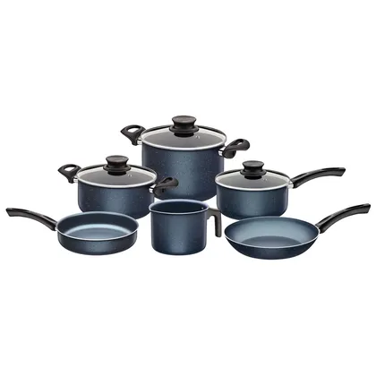 Batería de Cocina Tramontina Paris en Aluminio con Revestimiento Interno y Externo Starflo