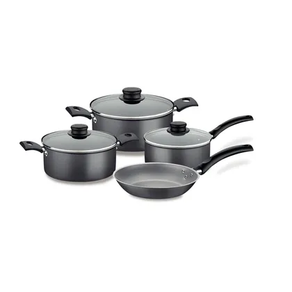 Batería de cocina Tramontina Turim en aluminio con revestimiento interno y externo en anti