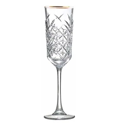 Set 4 Copas Champagne Golden Touch