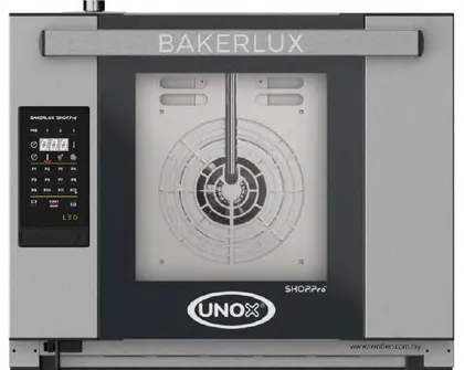 Bakerlux Shoppro™led Eléctrico 4 Bandejas UNOX - Arianna